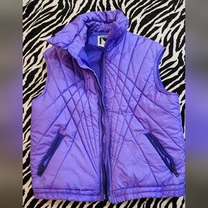 Vintage Obermeyer  Purple Outerwear Vest